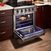 THOR 30" Professional Propane Range in Stainless Steel, HRG3080ULP - Farmhouse Kitchen and Bath