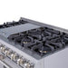 THOR 48″ - 6 Burner Stainless Steel Professional Propane Range, HRG4808ULP - Farmhouse Kitchen and Bath