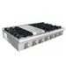 THOR 48" Professional Propane Rangetop in Stainless Steel, HRT4806ULP - Farmhouse Kitchen and Bath