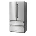 THOR 36 Inch Professional French Door Refrigerator with Freezer Drawers TRF3602 - Farmhouse Kitchen and Bath