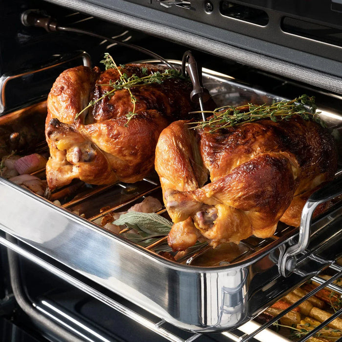ZLINE 30"Professional True Convection Double Wall Oven, Air Fry, Self Clean, White Matte, Gold WADZ-WM-30-G09K