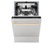 ZLINE Autograph 18" Dishwasher Stainless Door, Black DWVZ-304-18 - Farmhouse Kitchen and Bath