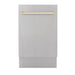 ZLINE Autograph 18" Dishwasher Stainless Door, Black DWVZ-304-18 - Farmhouse Kitchen and Bath
