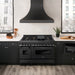 ZLINE 48" Range with Gas Stove and Gas Oven, Stainless Steel, RGB-48 - Farmhouse Kitchen and Bath