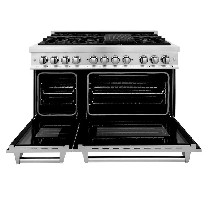 ZLINE 48" Bundle Range RA-SN-48 & Range Hood KB-48, 2KP-RASNRH4809K