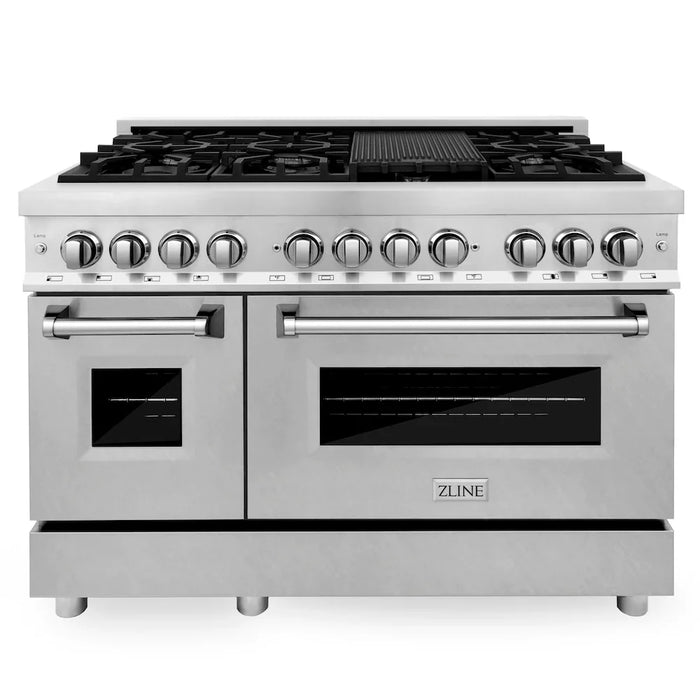 ZLINE 48" Bundle Range RA-SN-48 & Range Hood KB-48, 2KP-RASNRH4809K