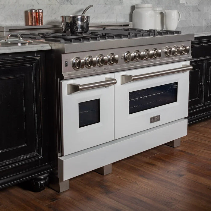 ZLINE 48" Bundle Range RAS-WM-48 & Range Hood 8654WM-48, 2KP-RASWMRH4809K