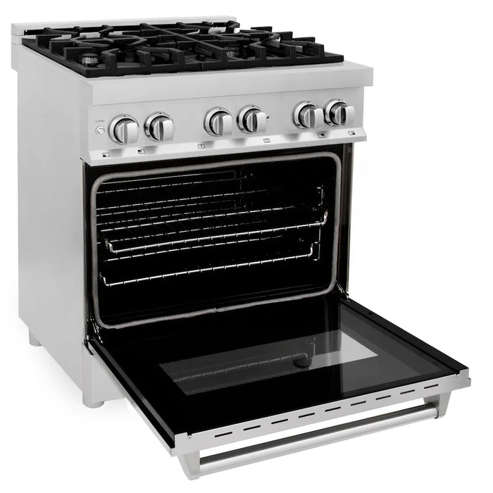 ZLINE 30" Bundle Range RA30 & Microwave MWO-OTR-H-3009K