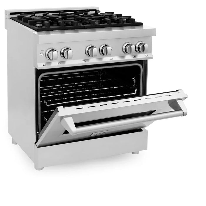ZLINE 30" Bundle Range RA30 & Microwave MWO-OTR-H-3009K