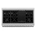 ZLINE 48" Gas on Gas Range in Stainless, Blue Gloss Door, RG-BG-48 - Farmhouse Kitchen and Bath