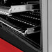 ZLINE 48" Gas on Gas Range in Stainless, Red Matt Doors, RG-RM-48 - Farmhouse Kitchen and Bath