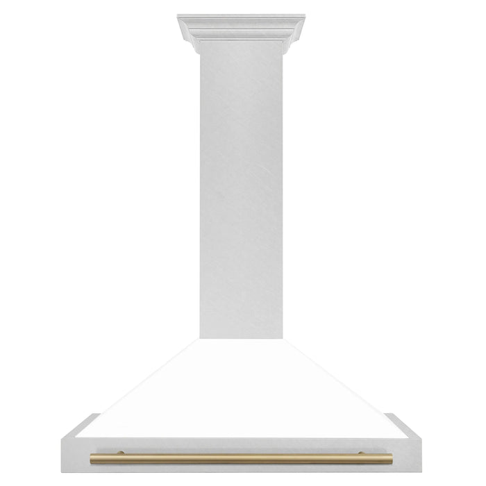 ZLINE 48" Autograph Stainless Wall Range Hood KB4SNZ-WM48-CB09K