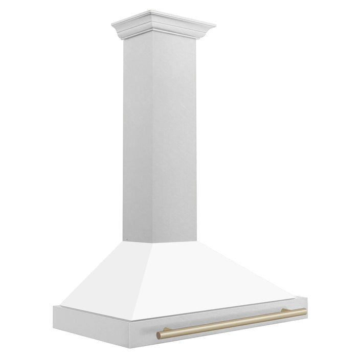 ZLINE 48" Autograph Stainless Wall Range Hood KB4SNZ-WM48-CB09K