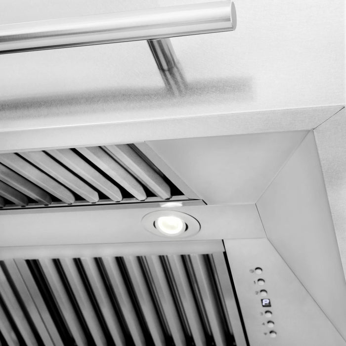 ZLINE 48" Autograph DuraSnow Black Matt Wall Range Hood 8654SNX-BLM-4809K