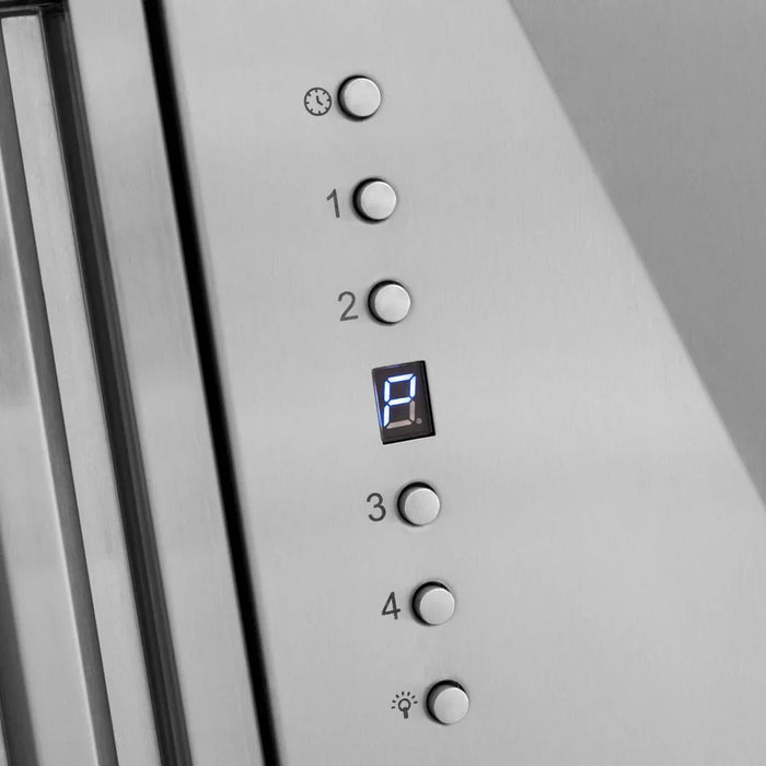 ZLINE 30" Autograph Stainless Wall Range Hood, White, 8654STZ-30-CB09K
