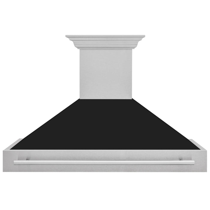 ZLINE 48" Autograph DuraSnow Black Matt Wall Range Hood 8654SNX-BLM-4809K