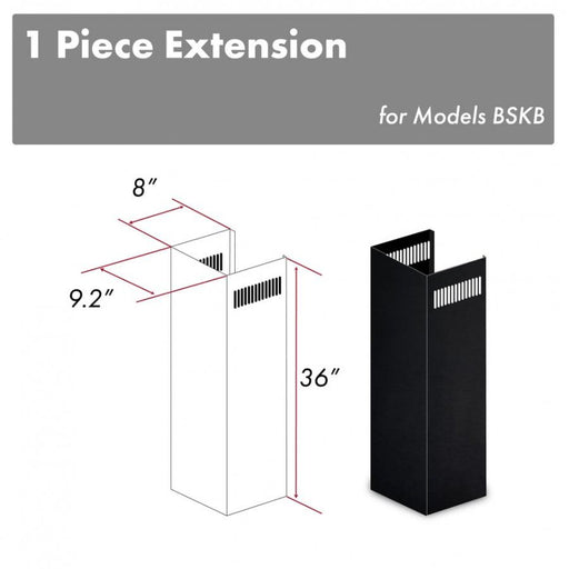 ZLINE 1 - 36" Chimney Extension, 9' - 10' Ceiling, 1PCEXT - BSKBN - Farmhouse Kitchen and Bath