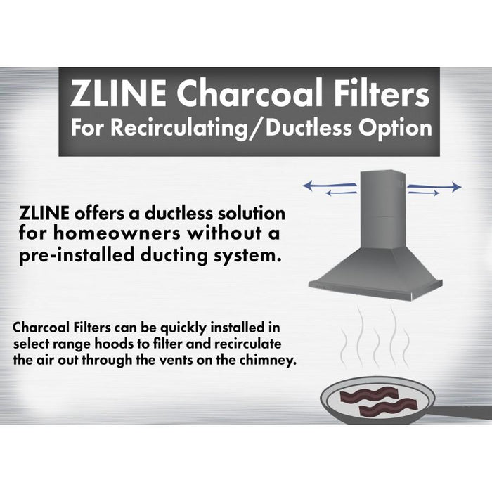ZLINE 1 Set Charcoal Filters for Range Hoods w/Recirculating Option, CF1 - 587/597/9597 - Farmhouse Kitchen and Bath