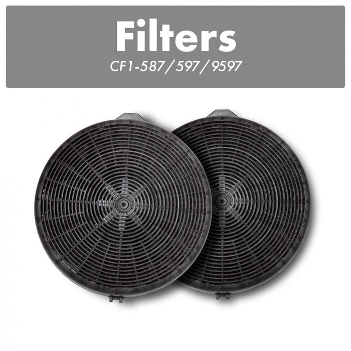 ZLINE 1 Set Charcoal Filters for Range Hoods w/Recirculating Option, CF1 - 587/597/9597 - Farmhouse Kitchen and Bath