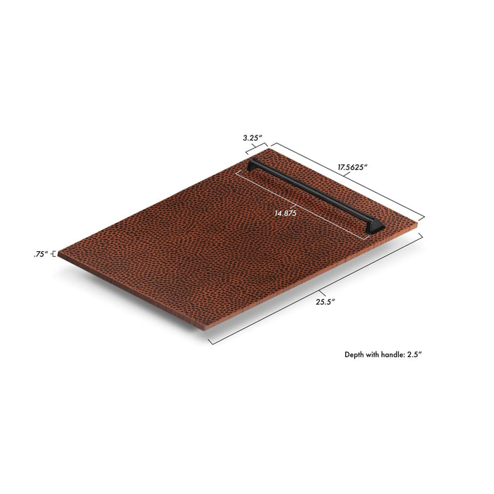 ZLINE 18" Dishwasher, Hammered Copper panel, Stainless Tub, DWV - HH - 18 - Farmhouse Kitchen and Bath