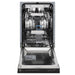 ZLINE 18" Dishwasher in Black matt panel, Stainless Tub, DWV - BLM - 18 - Farmhouse Kitchen and Bath