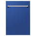 ZLINE 18" Dishwasher in Blue matt panel, Stainless Tub, DWV - BM - 18 - Farmhouse Kitchen and Bath