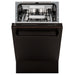 ZLINE 18" Dishwasher, Oil Rubbed Bronze panel, Stainless Tub, DWV - ORB - 18 - Farmhouse Kitchen and Bath