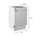 ZLINE 18" Tallac Series 3rd Rack Top Control Dishwasher in Custom Panel Ready with Stainless Steel Tub, DWV - UF - 18 - Farmhouse Kitchen and Bath