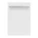 ZLINE 18" White Matte with Stainless Steel Tub, DW - WM - H - 18 - Farmhouse Kitchen and Bath