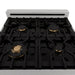ZLINE 24" Autograph Gas Range, DuraSnow, White Door, RGSZ - WM - 24 - MB - Farmhouse Kitchen and Bath