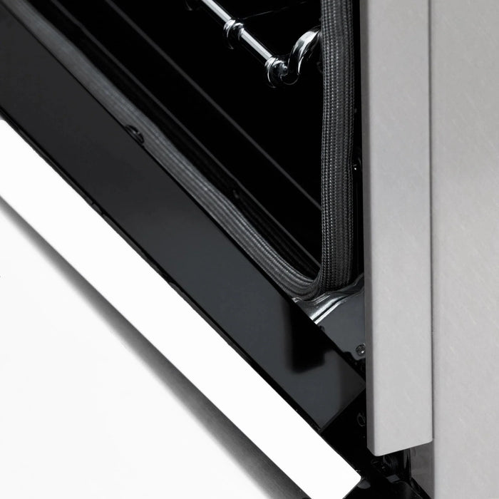 ZLINE 24" Autograph Gas Range, DuraSnow, White Door, RGSZ - WM - 24 - MB - Farmhouse Kitchen and Bath