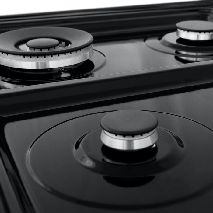 ZLINE 24" Black Stainless, Gas Burner, Electric Oven Range, RAB - 24 - Farmhouse Kitchen and Bath