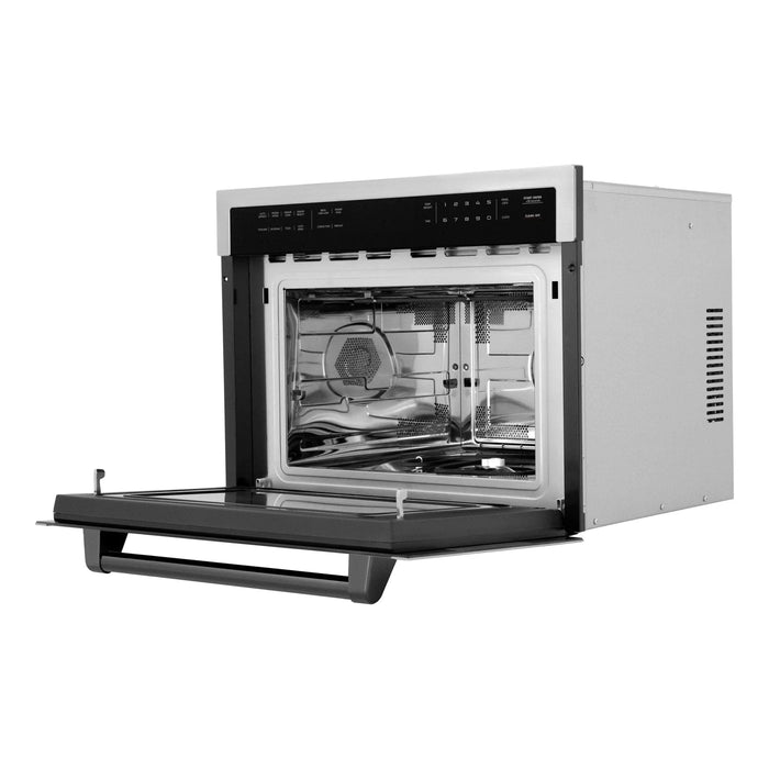 ZLINE 24" Convection Microwave, Stainless Steel, Black MWOZ - 24 - MB - Farmhouse Kitchen and Bath