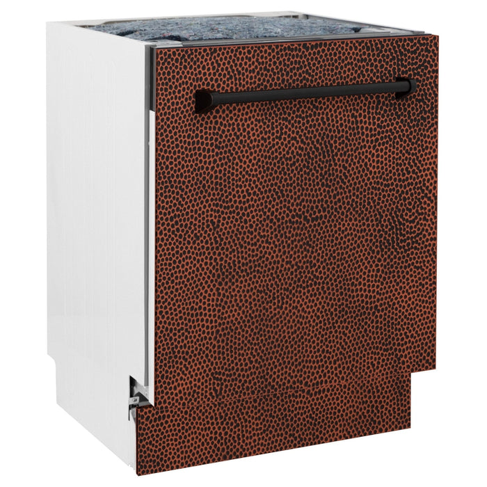 ZLINE 24" Dishwasher, Hammered Copper panel, Stainless Tub, DWV - HH - 24 - Farmhouse Kitchen and Bath