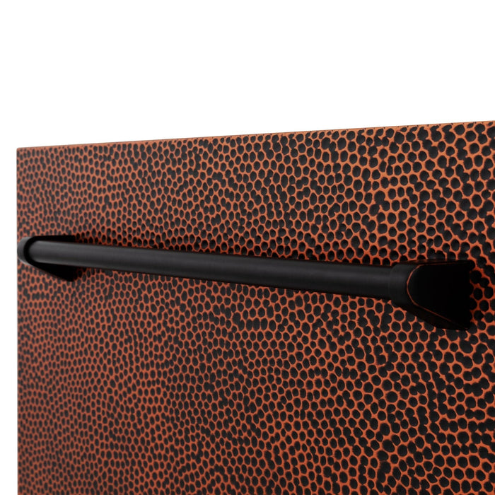 ZLINE 24" Dishwasher, Hammered Copper panel, Stainless Tub, DWV - HH - 24 - Farmhouse Kitchen and Bath