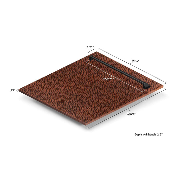 ZLINE 24" Dishwasher, Hammered Copper panel, Stainless Tub, DWV - HH - 24 - Farmhouse Kitchen and Bath