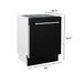 ZLINE 24" Dishwasher in Black Matte panel, Stainless Tub, DWV - BLM - 24 - Farmhouse Kitchen and Bath