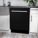 ZLINE 24" Dishwasher in Black Matte panel, Stainless Tub, DWV - BLM - 24 - Farmhouse Kitchen and Bath
