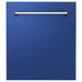 ZLINE 24" Dishwasher in Blue Matte panel, Stainless Tub, DWV - BM - 24 - Farmhouse Kitchen and Bath