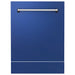 ZLINE 24" Dishwasher in Blue Matte panel, Stainless Tub, DWV - BM - 24 - Farmhouse Kitchen and Bath