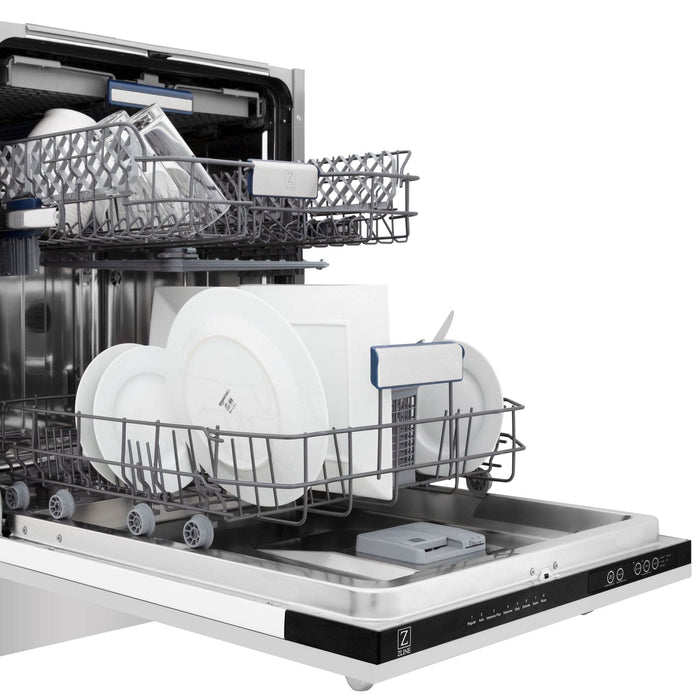 ZLINE 24" Dishwasher in Custom Panel Ready, Stainless Tub, DWV - 304 - 24 - Farmhouse Kitchen and Bath