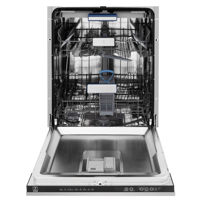 ZLINE 24" Dishwasher in Custom Panel Ready, Stainless Tub, DWV - 304 - 24 - Farmhouse Kitchen and Bath