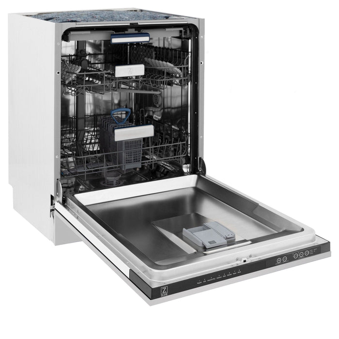 ZLINE 24" Dishwasher in Custom Panel Ready, Stainless Tub, DWV - 304 - 24 - Farmhouse Kitchen and Bath