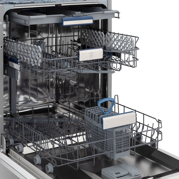 ZLINE 24" Dishwasher in Custom Panel Ready, Stainless Tub, DWV - 304 - 24 - Farmhouse Kitchen and Bath