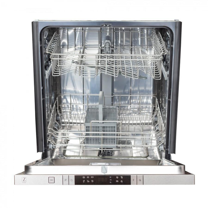 ZLINE 24" Dishwasher in DuraSnow® Stainless, Modern Handle, DW - SN - 24 - Farmhouse Kitchen and Bath