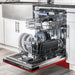 ZLINE 24" Dishwasher in Red Matt panel, Stainless Tub, DWV - RM - 24 - Farmhouse Kitchen and Bath
