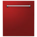 ZLINE 24" Dishwasher in Red Matt panel, Stainless Tub, DWV - RM - 24 - Farmhouse Kitchen and Bath