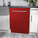 ZLINE 24" Dishwasher in Red Matt panel, Stainless Tub, DWV - RM - 24 - Farmhouse Kitchen and Bath