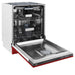 ZLINE 24" Dishwasher in Red Matt panel, Stainless Tub, DWV - RM - 24 - Farmhouse Kitchen and Bath