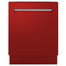 ZLINE 24" Dishwasher in Red Matt panel, Stainless Tub, DWV - RM - 24 - Farmhouse Kitchen and Bath
